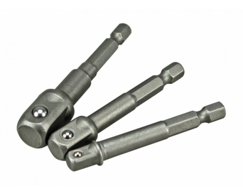 1041-04-S3AD Набор адаптеров для торцевых головок HEX6-SQ 1/4", 3/8", 1/2"; 65-72мм