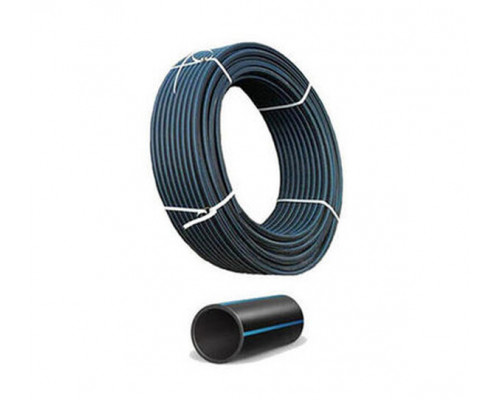 Труба  ПЭ100  PN10 SDR17 d.75х4.5мм (бухта 100м)  SANTREK AQUA