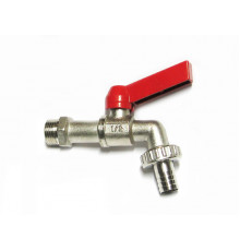 Кран вода VALTEC 1/2" с носиком (VT.051.N.04)