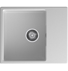 Мойка для кухни GranFest URBAN GF-URBAN 658L 580*490мм 1 чаша+крыло (658L серый)