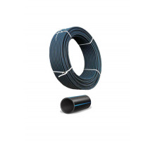 Труба  ПЭ100  PN10 SDR17 d.50*3,0мм (бухта 100 м)  SANTREK AQUA